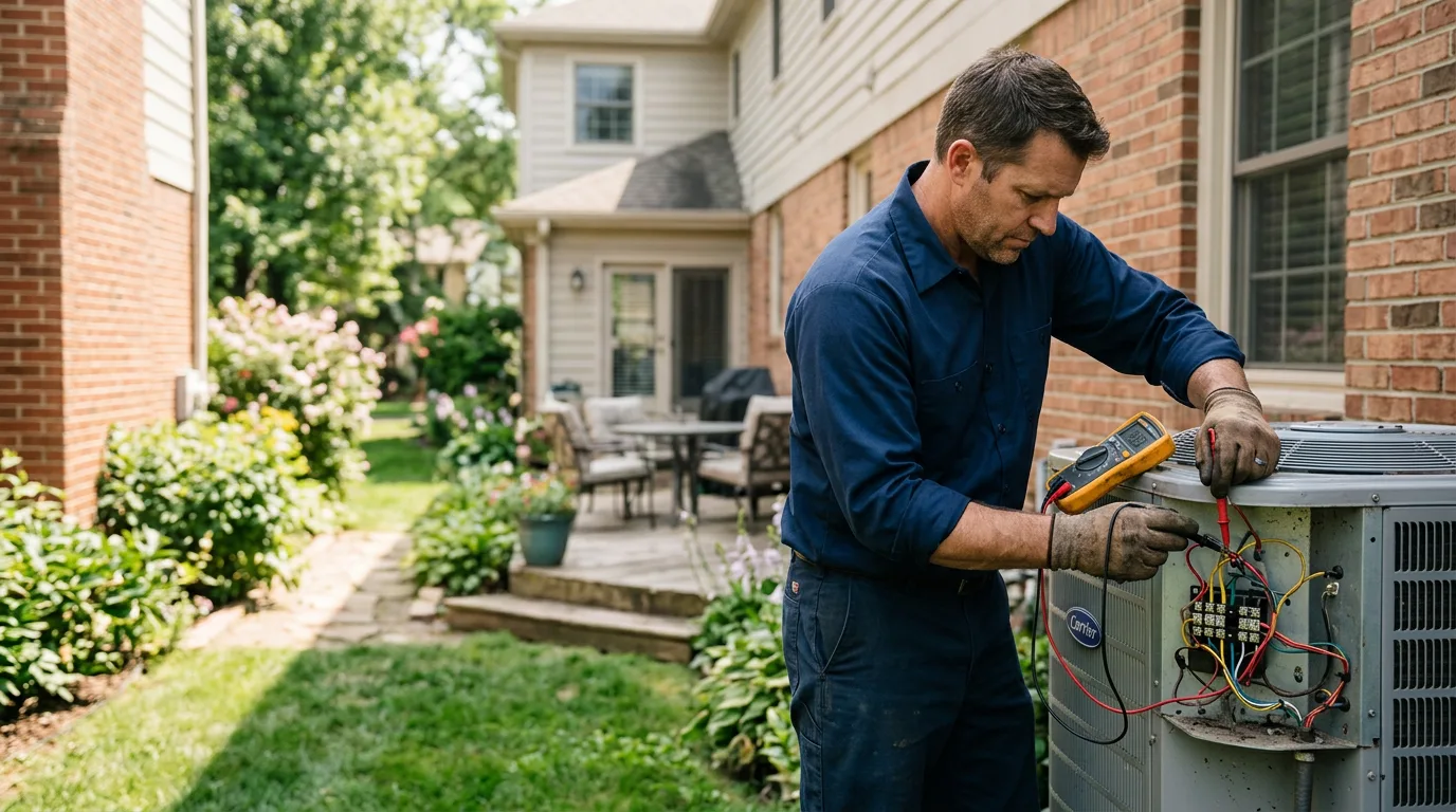 HVAC technician working near Taylor, AR